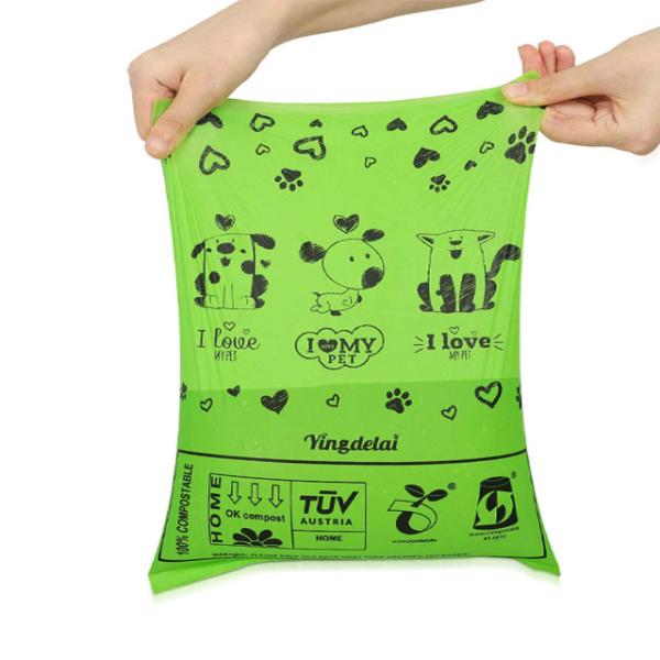 Custom Corn Starch Based Biodegradable Eco Friendly Outdoor Pet Dog Poop Waste Bag
