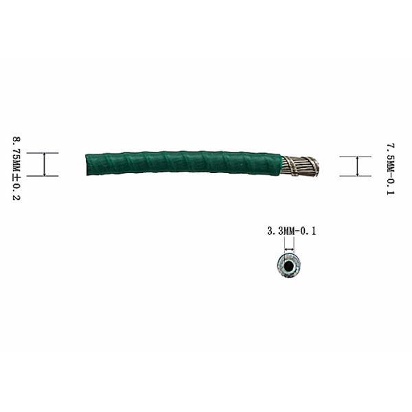 Capa exterior de PVC Cables de control de empuje y tracción Cascada exterior