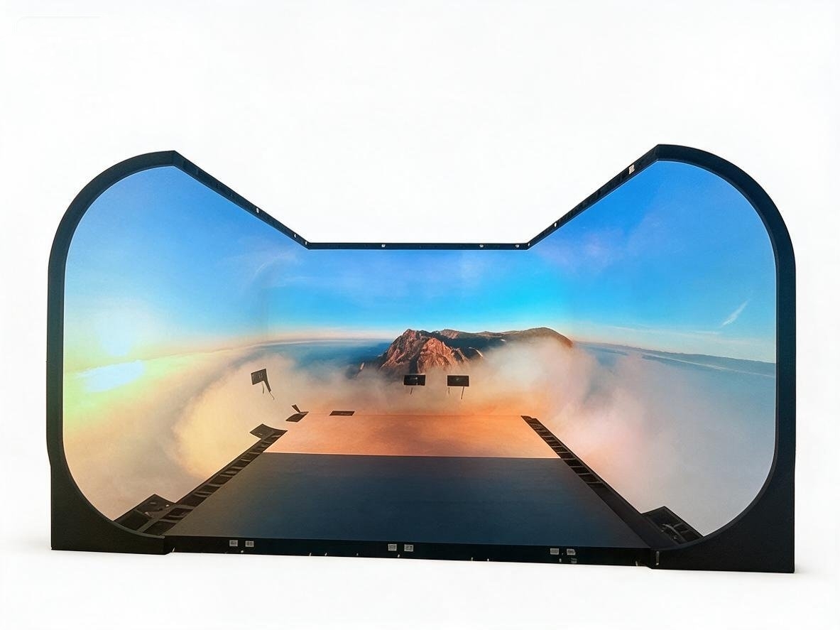 CAVE P1.8 P2.0 P2.5 Immersive LED Display Solution Virtual Production XR LED Screen