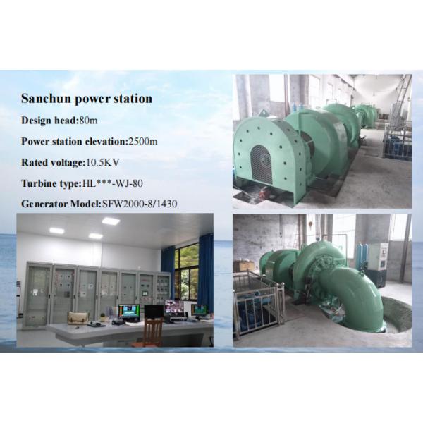 450-1000 вращений в минуту генератор турбины Фрэнсиса высокоэффективный и широко доступный