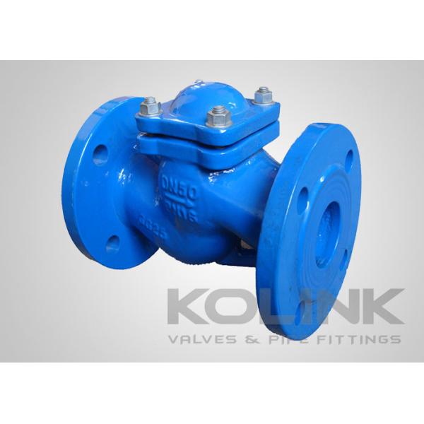 Дуктильный железный молчаливый задерживающий клапан, не усаженный шлем, бронзово