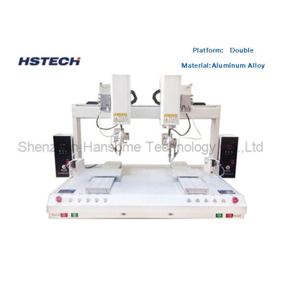 High Precision Double Soldering Head 8 Axis Automatic Soldering Robot With Inspection Function
