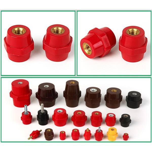Earth Grounding Busbar Standoff Insulator M5 Hexagonal DMC Electric Isolators
