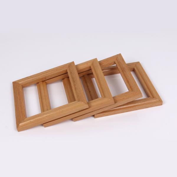 High Quality Double Solid Sided Natural Wooden Picture Photo frame for Home Decoration