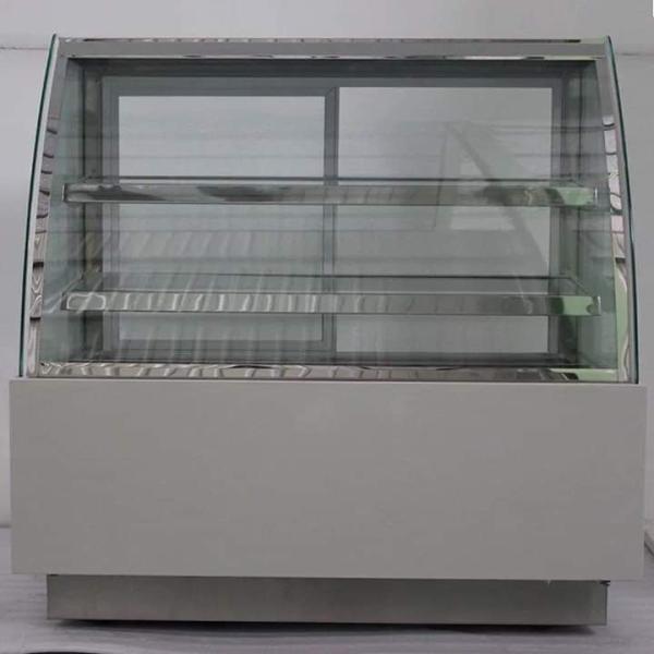 Open the door cake cabinet, air cooled refrigerator, table, room temperature west pastry