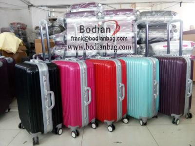 new arrival cheap 3pc hard shell abs pc luggage set baigou factory export