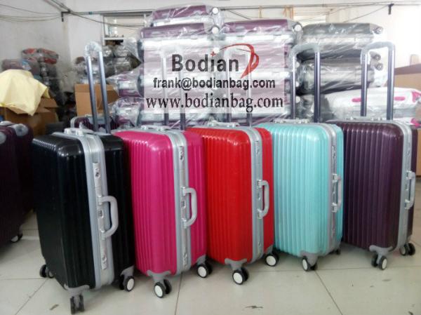 new arrival cheap 3pc hard shell abs pc luggage set baigou factory export