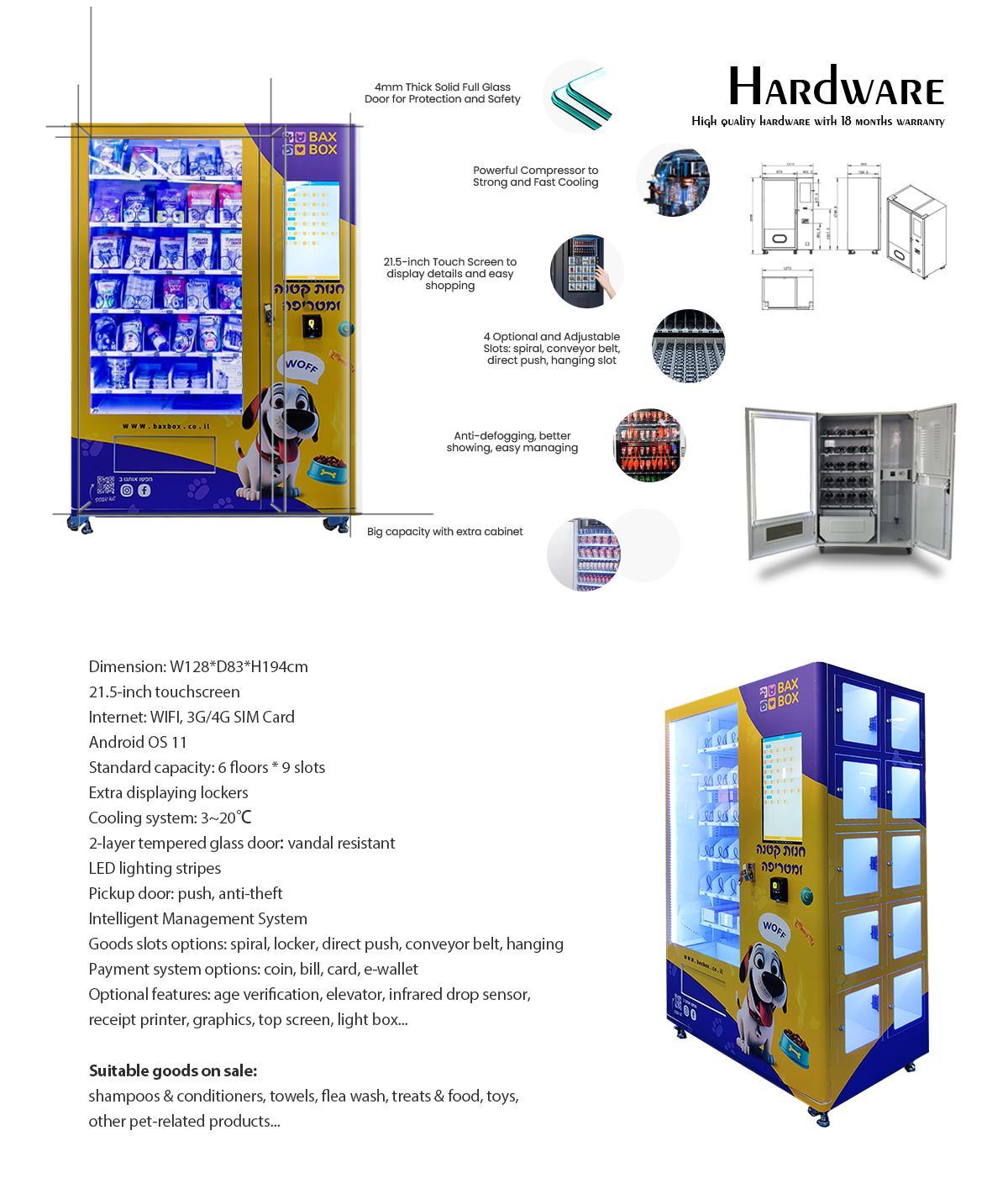 Revolutionize Your Pet Store With Our Advanced Pet Products Vending Machine