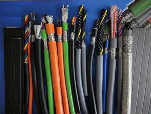ROHS PUR wear resistant with overall copper screen robot cable EKM70973 for high bending, twist or other applications