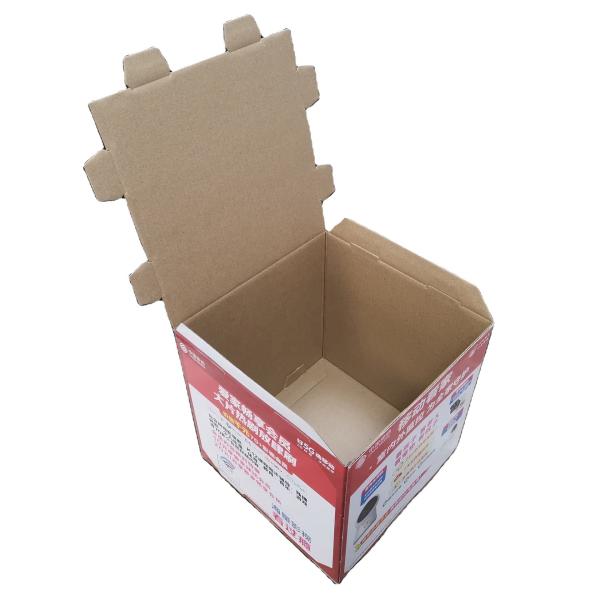 Biodegradable Vegetable Corrugated Boxes , Flat Opening Glass Liquor Bottle Shipping Boxes