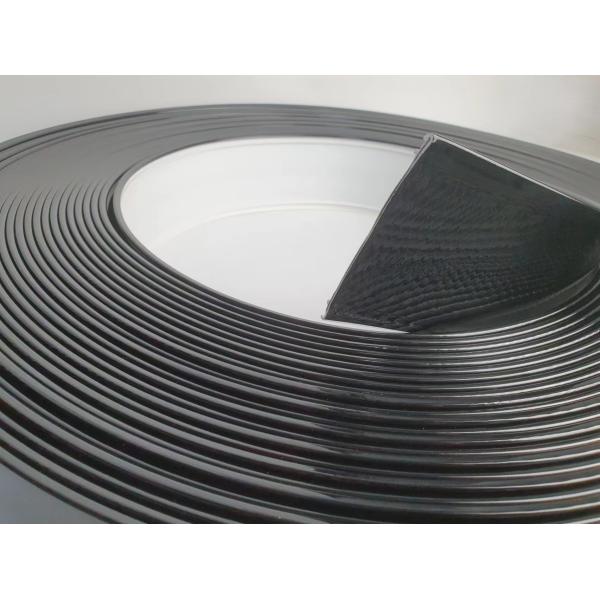 Black Color Aluminum Alloy Coil Trim Cap Strip For Professional Sign Making