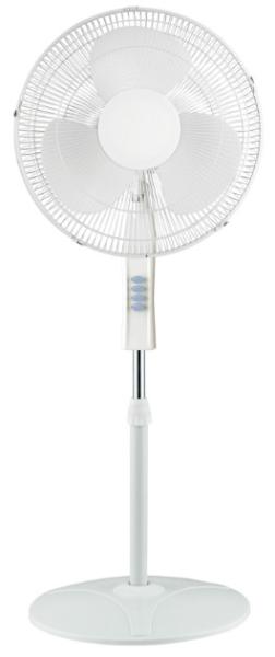400mm Electric 16inch Decorative Floor Fans Metal Wire Grill Adjustable Tilt Heavy Base