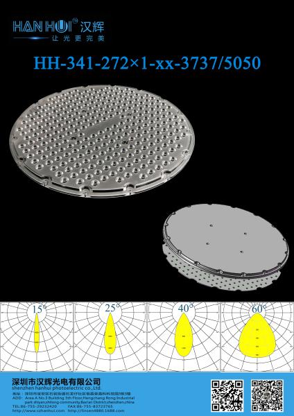 Waterproof Stadium LED Lens 3737/5050 92% Transmittance PC