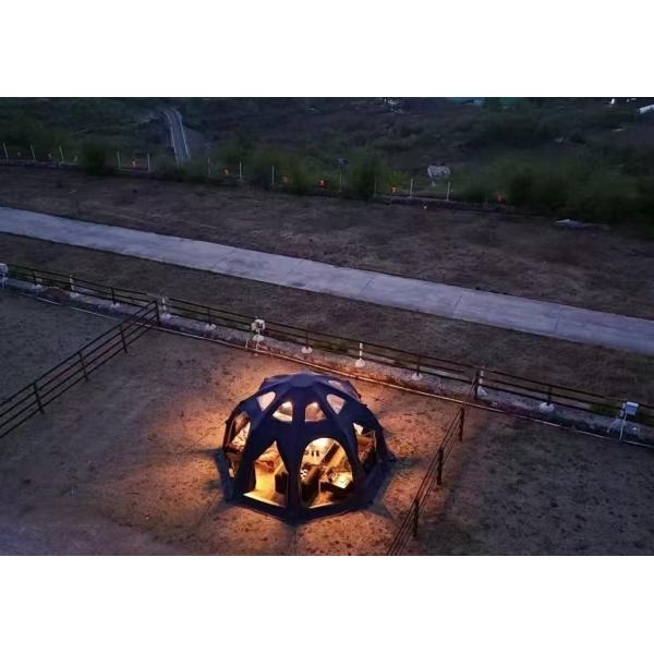 Custom PVC Dome Garden Outdoor Tent Canopy 6-8 Person For Camping Resort