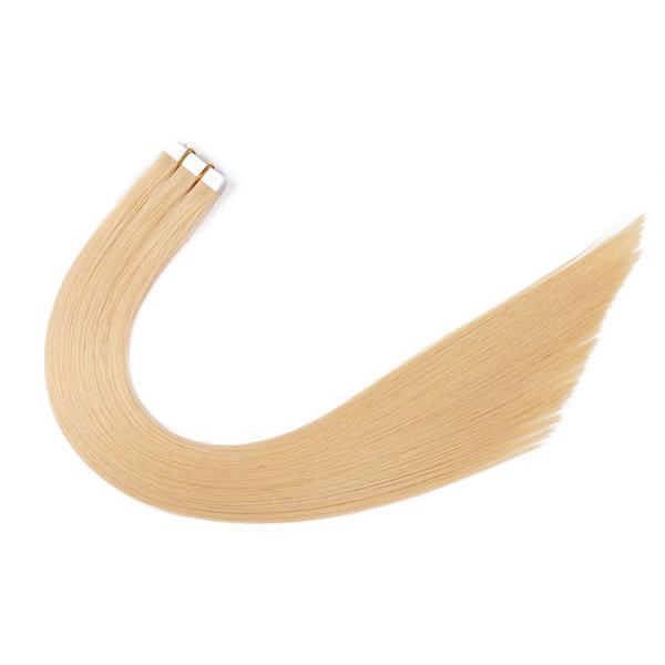 Прямая лента в расширениях человеческих волос, малайзиец золота 24 ленты дюйма в расширениях