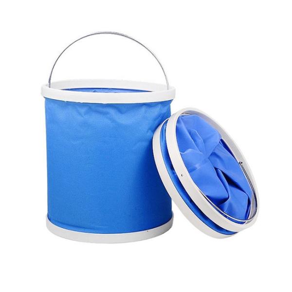 Portable Camping Folding Bucket For Fishing Car Washing Waterproof Cloth Material