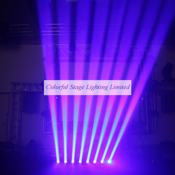 8x10W RGBW Quad color Cree Moving Beam Wash Bar