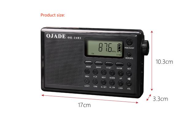 OE-2401 Radio numérique Portable Radio Bluetooth