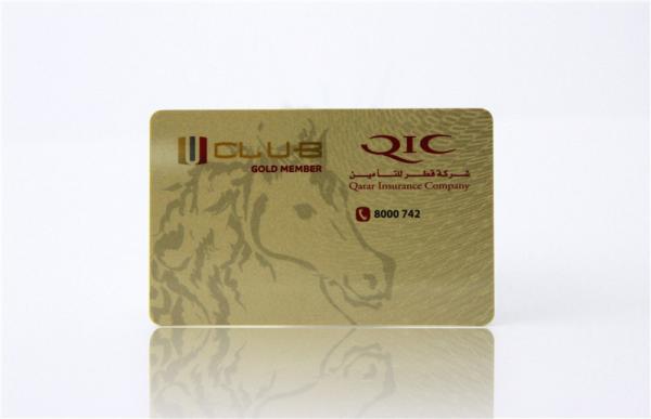 Le timbre chaud préimprimé de carte en plastique d'or de PVC déjouent l'OEM argenté métallique d'impression