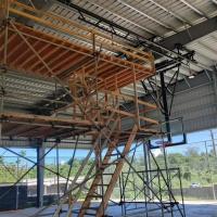 LDK Sport électrique pliable manuel monté basket-ball Backboard Stand FIBA plafond suspendu Basket-ball Hoop à vendre
