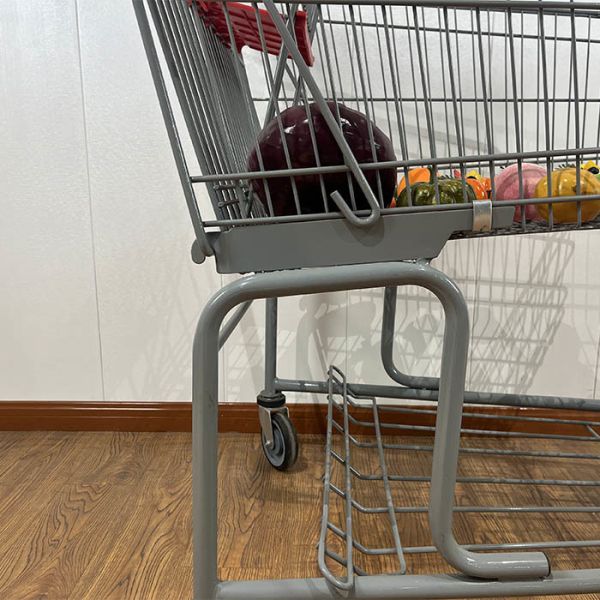 300L Large Capacity Supermarket Supermarket Trolleys American style Supermarket Shopping Trolley