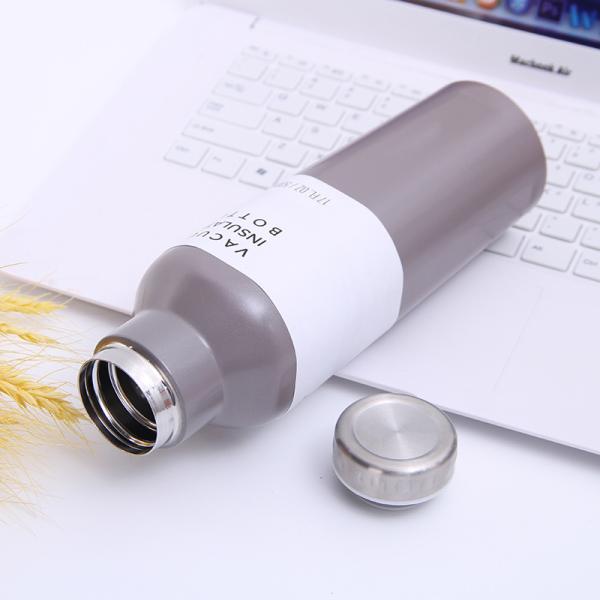 32oz Pink Double Wall Insulated Stainless Steel Hot Water Bottle With Leak Proof Lid