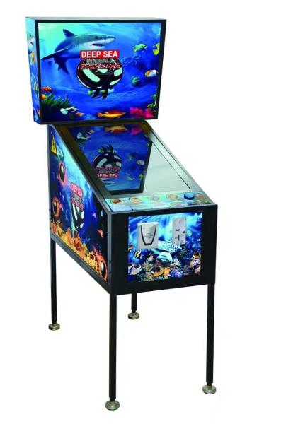 Machine virtuelle en bois de jeu de flipper de 66 jeux avec 32 écran mené