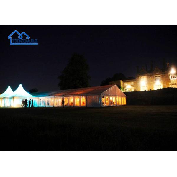 Anchored BBQ Party Marquee Tents Hard-Pressed Aluminum Double-Layer Roof Grand Canopy Structure