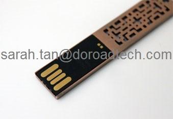 Lifetime Guaranty Ultrathin Metal USB Flash Drive, Good Gift USB Pen Drive