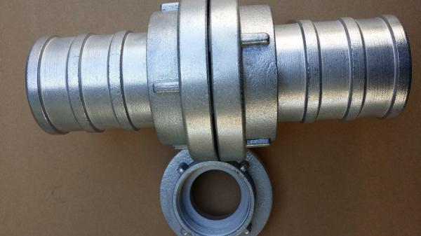 Aluminum Casting Fire Hose Connections , Fire Hose Coupler CE / ACE