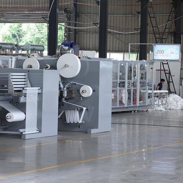 High Speed Sanitary Pad Menstrual Panties Making Machine with Automatic Packaging