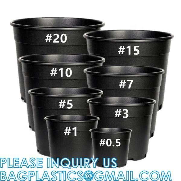 Planters for Indoor Plants, Planters with Drainage Hole and Tray, Flower Pots Indoor Plant Pots for Patio Garden