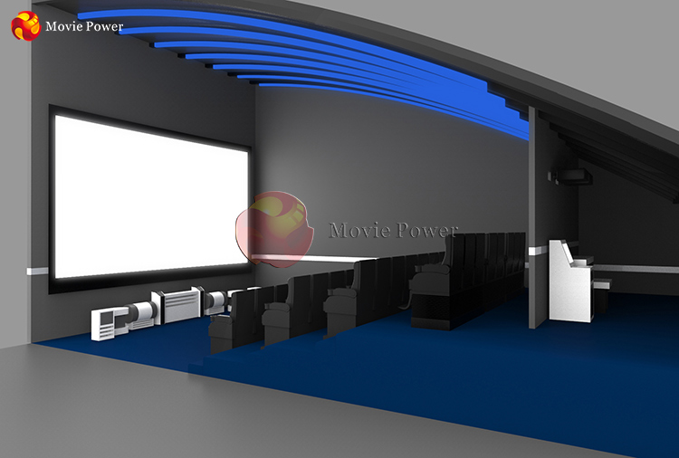Кинотеатр размера оборудования парка атракционов 4d 5d 7d взаимодействующий мини