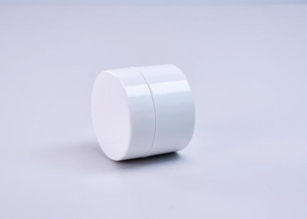 Sustainable Straight Side 0.5OZ 15ml Plastic Cosmetics Cream Jar With Single Thick Wall For Skincare Face Eye Serum Lip