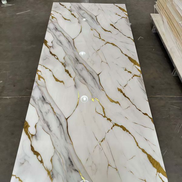 Hard Lightweight Pvc Marble Sheets Uv Marble Wall Uv Panel Plastic Pvc Marble Sheet Pvc Wall Panels Uv Board