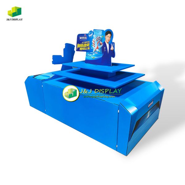 Corrugated Board Retail Dump Bin Foldable Customized For Advertisement