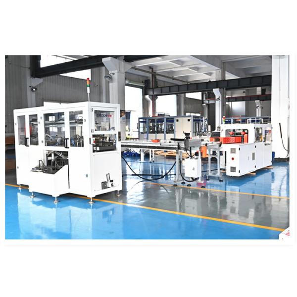 CE PLC Tissue Packing Machine , 23packs/Min Tissue Paper Maker Machine