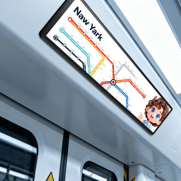 34 Inch Smart Android Bar Display for Interactive Shelf Edge Screen and Retail Digital Signage Player