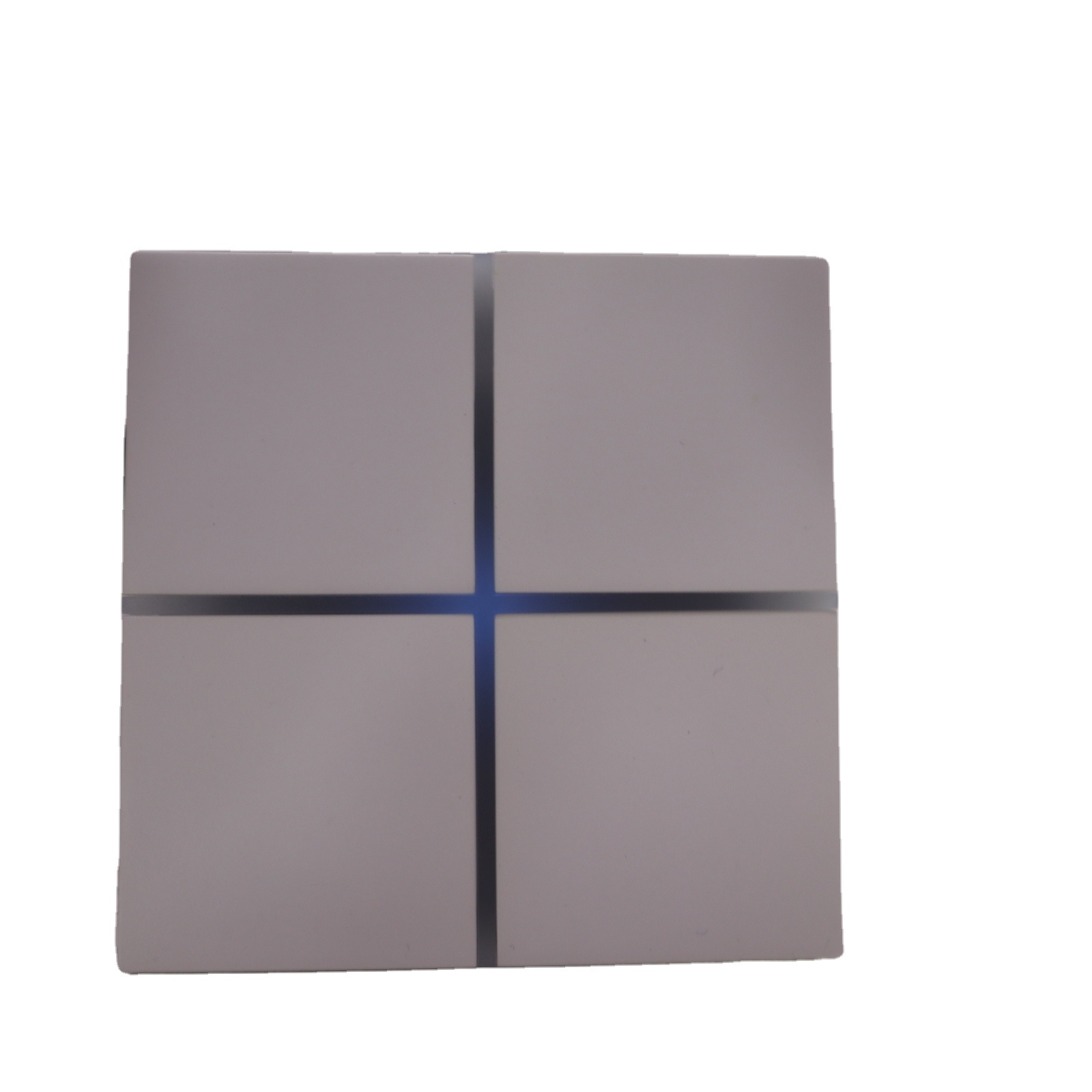 CE Certified 1/2/3/4 Gang Glass Light Wall Smart Switch for Tuya Zigbee Alexa Smart Interruptor Aluminum Inteligente Wifi Jacks