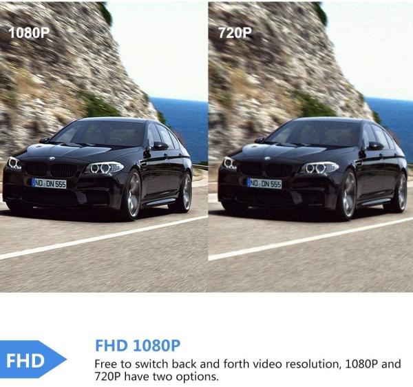 OEM ODM 2K 10.88 Inch Dual Lens Car Camera with Night Vision