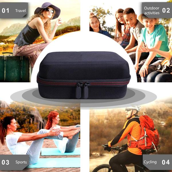 Semi Waterproof EVA Storage Case Holds 41 Batteries 0.125Kg