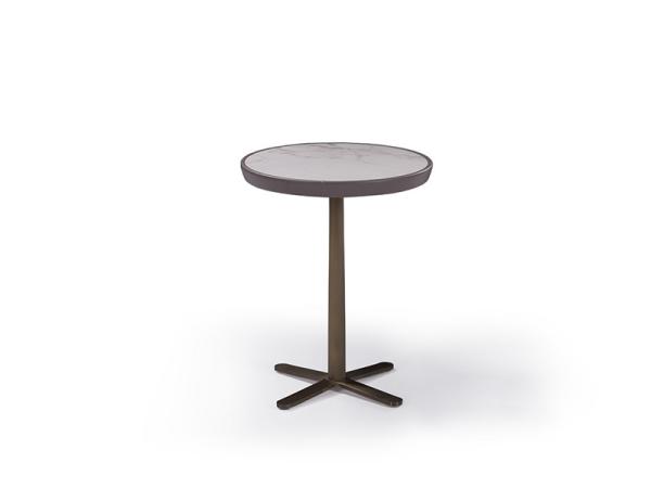 Stellar Base Black Marble Coffee Table Ceramic Top With SS Frame