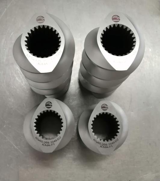 TEX90 Quality Double Flighted Long Pitch Twin Screw Extruder Parts