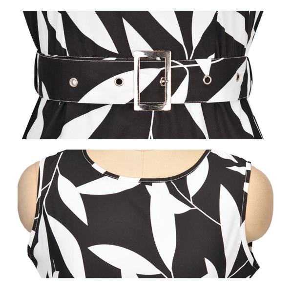 Women Sleeveless Casual Print Dress