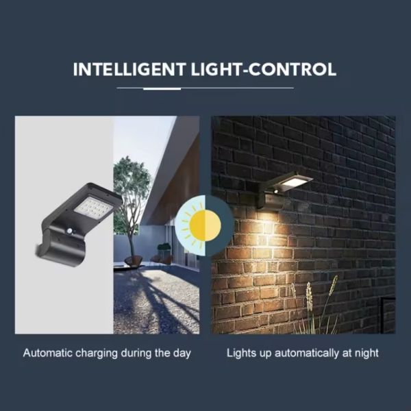 IP65 Waterproof LED Solar Wall Light Modern LED For Outdoor Garden 