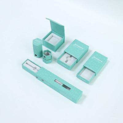 Custom Child Proof Paper Drawer Gift Box For CBD Oil Drop