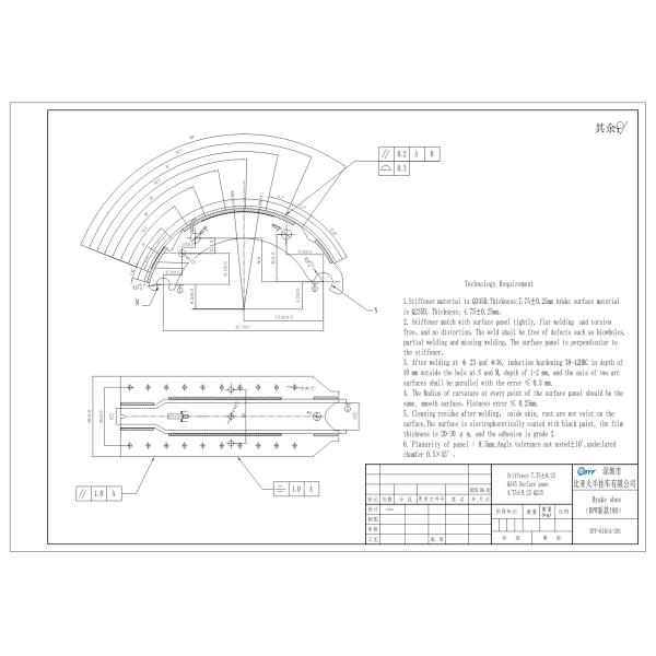 Semi Trailer 05.091.46.17.0 BPW Brake Shoe New Model 180