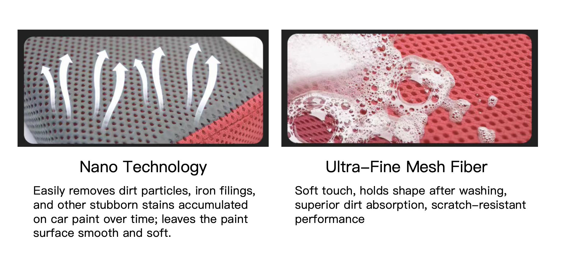 Microfiber Ultra Clay Scrubber Car Washing Tools Removal Paint Contaminants