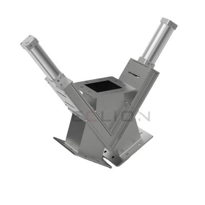 Double Knife Pneumatic Duct Diverter Valve For Powders Granular Customized