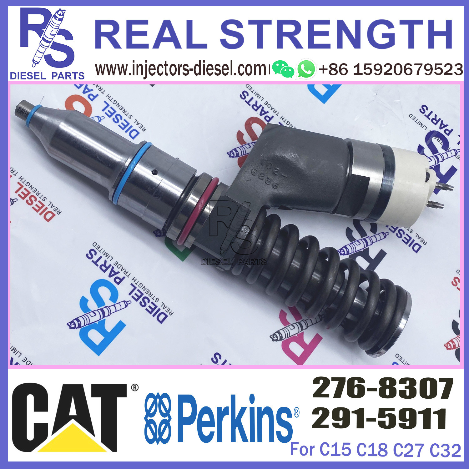 Сопло 276-8307 впрыски распылителя форсунки dieselpump 291-5911 инжектора топлива 276-8307 двигателя дизеля для commo гусеницы